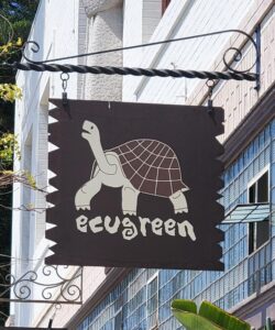Ecugreen shop sign