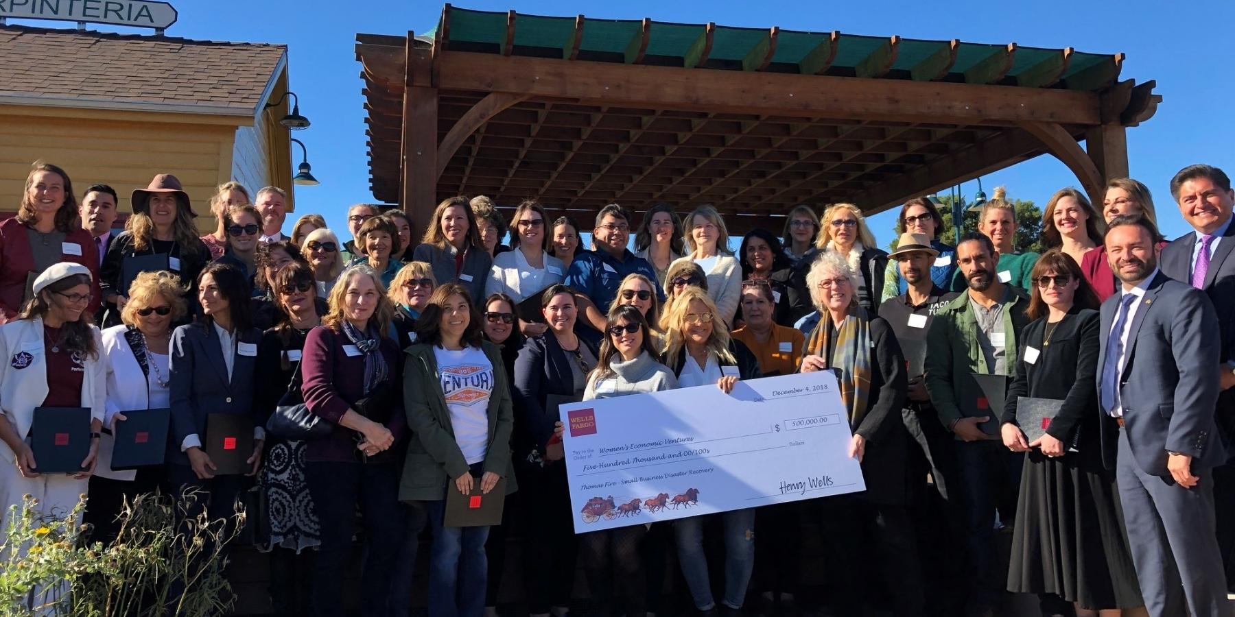 Business owners impacted by the Thomas Fire & Montecito Debris flow receive Business Recovery Grants.