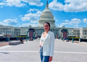 WEV Staff, Irene Kelly at US Capitol