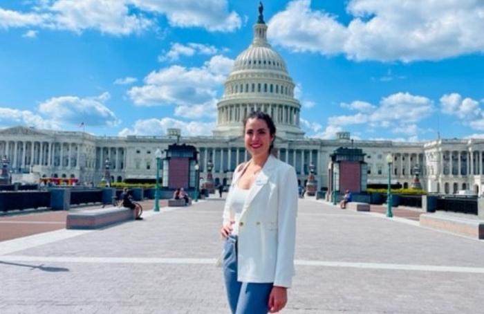 WEV Staff, Irene Kelly at US Capitol