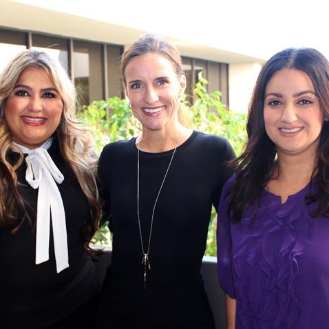 WEV's Funding team: Marta, Marni, and Stephanie
