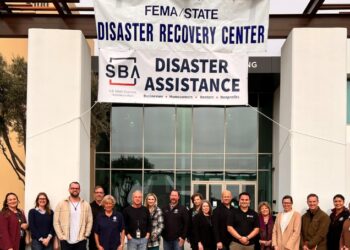 Community leaders gather at the FEMA/State Disaster Recovery Center
