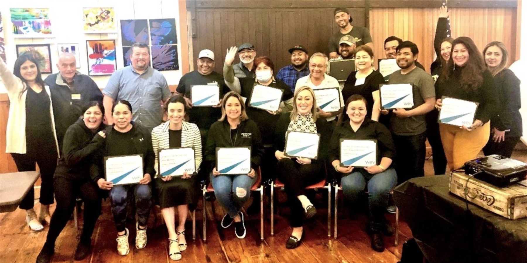 Graduates of WEV's Emprendimiento Program in Santa Paula