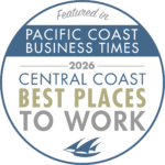 Pacific Coast Business Times 2026 Central Coast Best Places to Work Badge